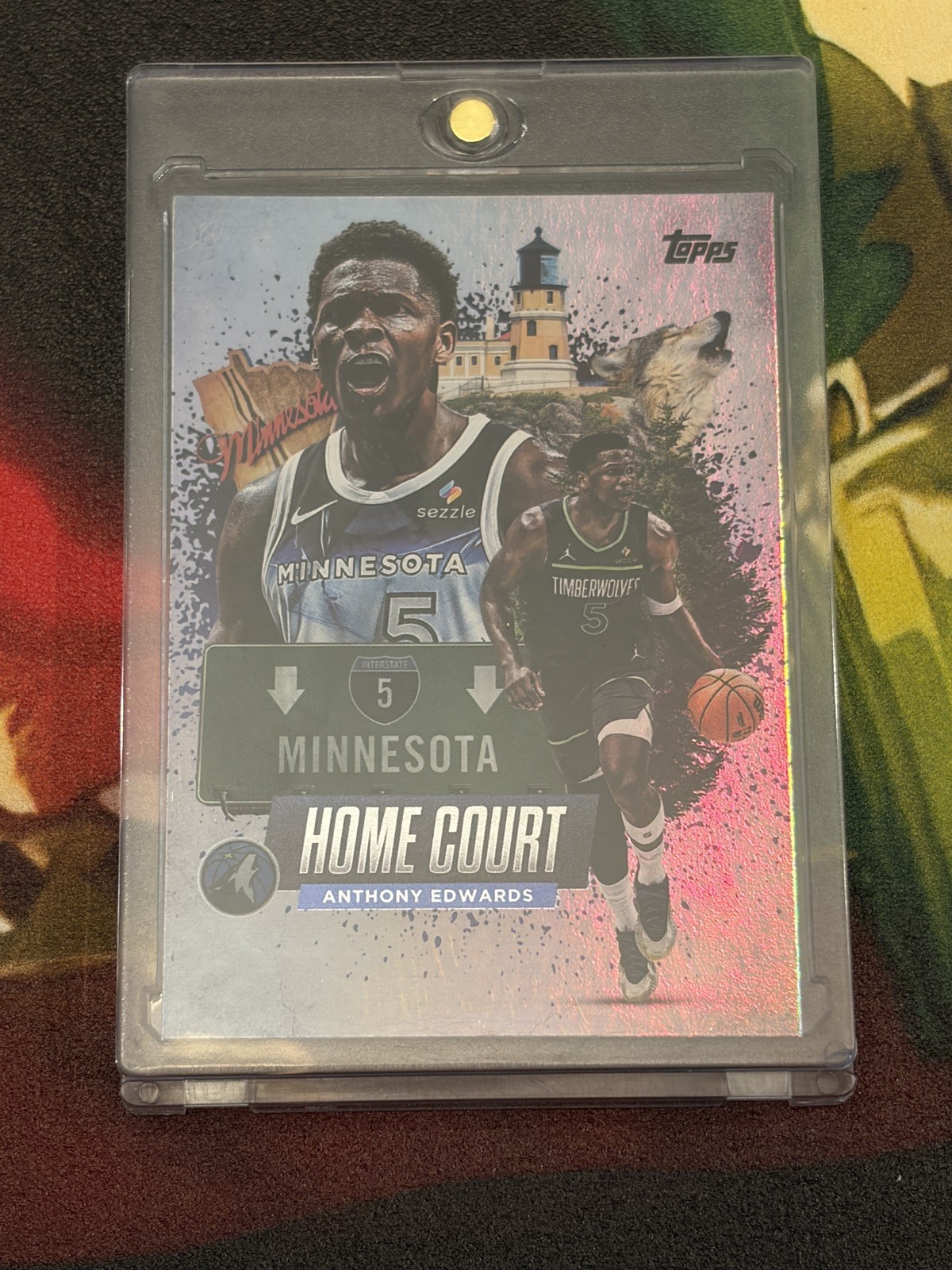 Topps 2025-26 Home Court Advantage Case Hit Anthony Edwards Timberwolves #HCA-3