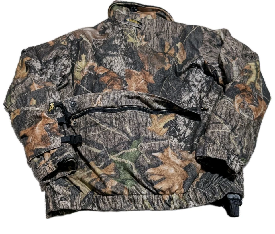 Scent Blocker Plus Zip Up Jacket Mossy Oak 2 Layer Removable Size M - Image 2 of 4