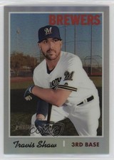 2019 Topps Heritage Chrome Refractor 175/570 Travis Shaw #THC-231 n1u