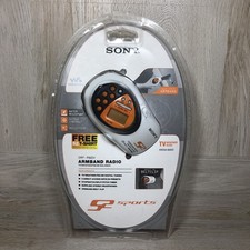 SONY S2-SRF-M80V Sports Walkman Armband Radio TV/Weather/FM/AM No Headphones