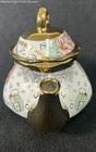 Floral Rose Porcelain Tea Set 20 Piece Set Teapot Cups Saucers Spoons Gold Trim — photo 4