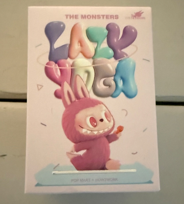 Authentic LABUBU Pop Mart The Monsters Lazy Yoga Blind Box Brand