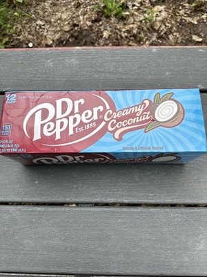 Dr Pepper Creamy Coconut  12 Pack Cans Limited Edition