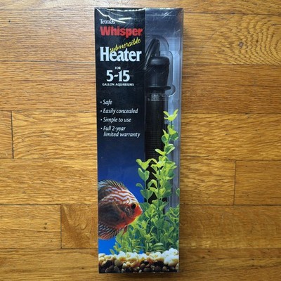 Tetra Whisper Submersible Heater for 5-15 Gallon Aquariums New Sealed UL listed