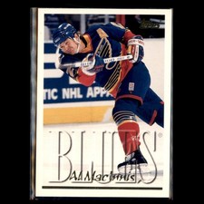 Al MacInnis #145 1995-96 Topps St. Louis Blues Hockey Card NHL