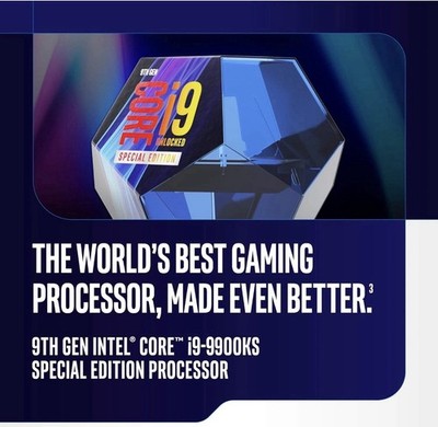 Intel Core i9-9900KS Processor (5 GHz, 8 Core, Socket LGA 1151