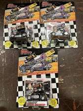Lot of 3 Racing Champions 1993 Outlaw Sprint Cars Swindell #1 Hillenburg #2 & 11