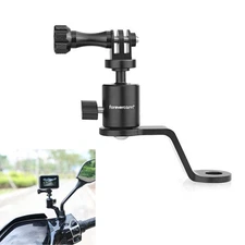 Aluminum Motorcycle Mirror Mount for Gopro Hero 13 12 11 10 9 8 DJI Osmo Inst...