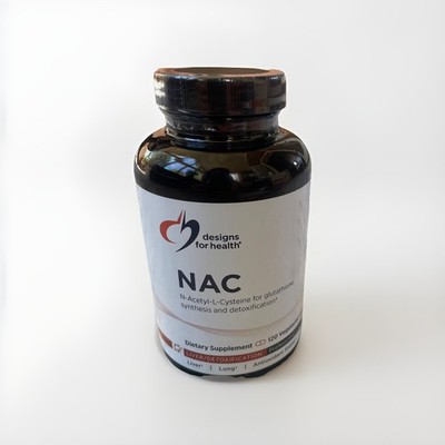 Design For Health NAC 900Mg N-Acetyl-L-Cysteine, Antioxidant Glutathione, NEW