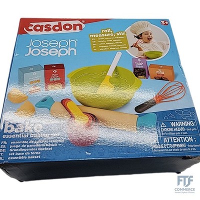 Casdon Joseph Joseph Toys Backset Spielzeug-Küchenspielset für Kinder mit griffi