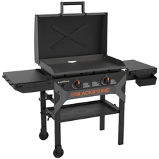 Blackstone 2311 Iron Forged 28” Omnivore Griddle/X-Braced Hood, Powder Coated