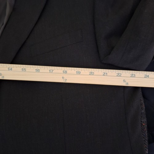Joseph & Feiss Tuta 2 Pezzi Uomo 46S 42X28 Nero Lana Tinta Unita - Foto 14 di 15