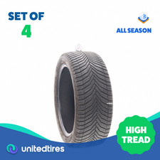 Set Of 4 Used 23545r18 Michelin Crossclimate 2 98v - 8.5-1032 17cng