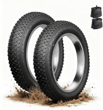 Fat Tire Electric Bike Tires 20x4.0 2-pack All Terrain Puncture Proof Ebike T... Fat Tire Electric Bike Tires 20x4.0 2-pack All Terrain Puncture Proof Ebike T...