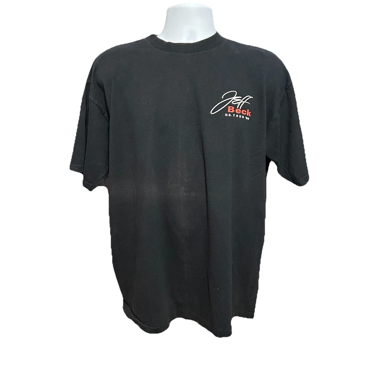 JEFF BECK グラフィック Tシャツ ブラック　1999ジャパンツアー JEFF BECK グラフィック Tシャツ ブラック 1999ジャパンツアー - メルカリ