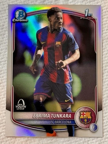 2025 Bowman Chrome Ebrima Tunkara Barcelona