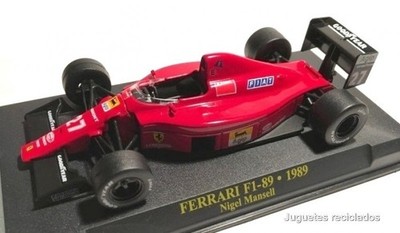 Ferrari F1-89 Nigel Mansell 1989 1:43 Ixo Agostini Diecast modelcar