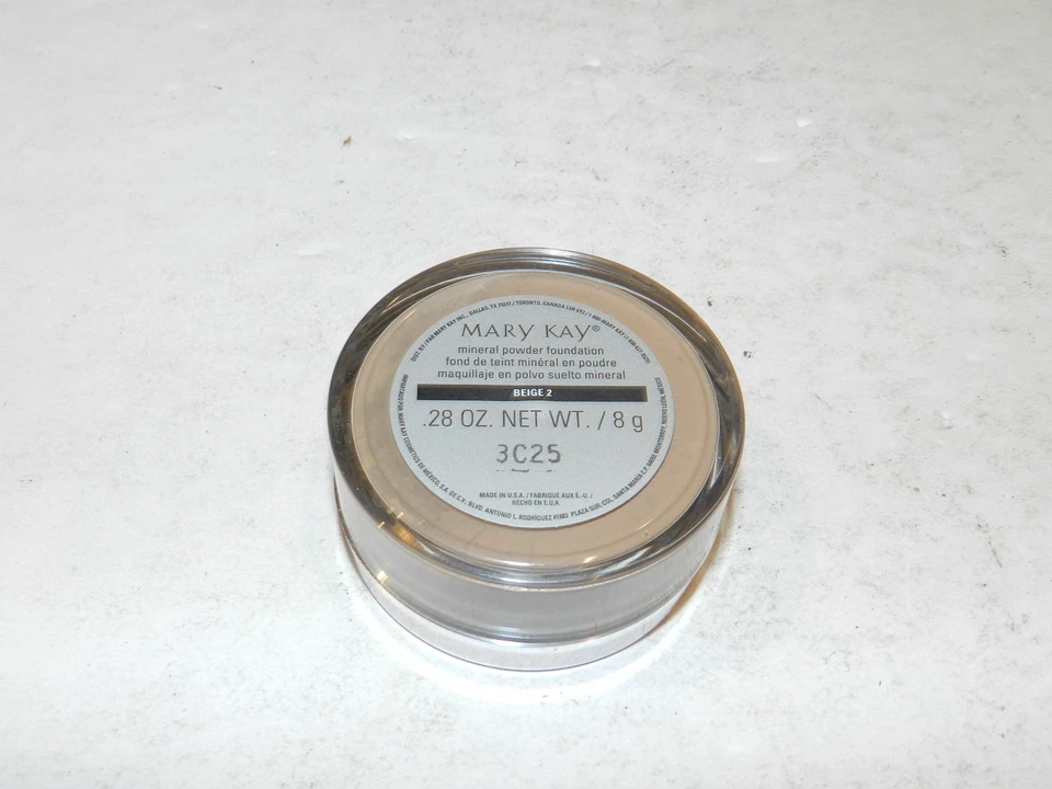 Mary Kay Mineral Powder Foundation Beige 2 #040989 NEW – Discontinued - Image 2 of 2