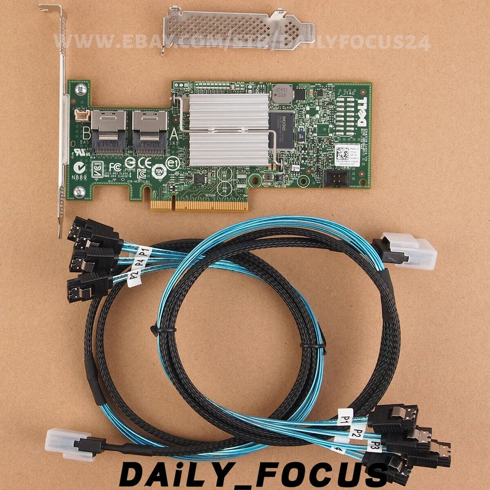 Dell H200 Integrated 6Gbps SAS HBA w/ LSI 9210-8i P20 IT Mode ZFS FreeNAS unRAID - Image 2 of 4