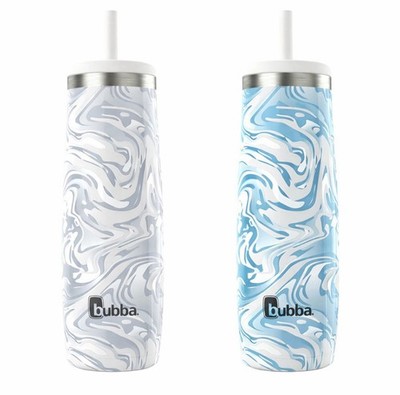 2 Pack Bubba Radiant Vacuum Insulated Stainless Steel Tumblers with Straws 24oz