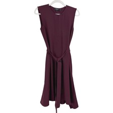 Theory DESZA CREPE ADMIRAL DARK CURRENT Sleeveless Dress WOMEN 2