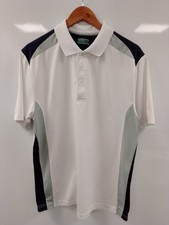 Ben Hogan Golf Polo Shirt Size Large Performance White