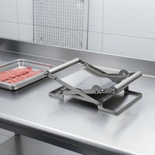 Manual Meat Tenderizer Stainless Steel Meat Flattening Press Heavy Duty