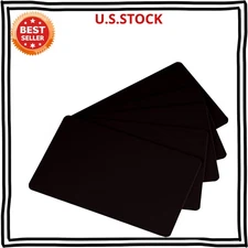 Pack of 500 Black CR80 PVC Cards | 30 mil by easyIDea