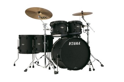 Tama Starclassic Performer Shellset ''Blacked Out Black'' in 22,10,12,14,16''