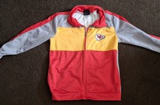 Kansas City Chiefs Zip up Sweatshirt Boys Medium 10-12 NFL Football Team Apparel