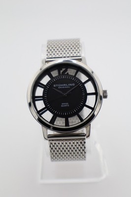 Stuhrling Winchester Del Sol 388M Swiss Quartz Men s Watch Full Set (Box/Papers)