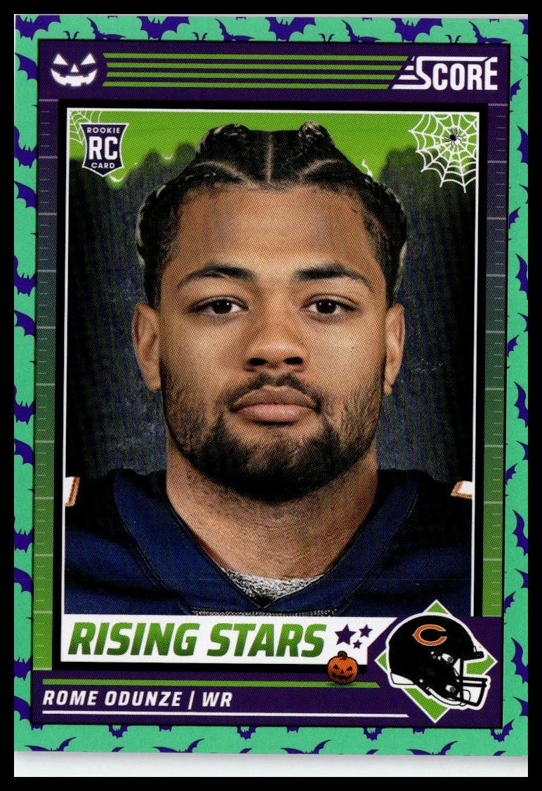 2024 Score-A-Treat #44 Rome Odunze Rising Stars Green Bats