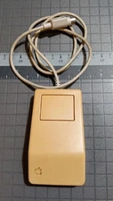 Apple Macintosh Desktop Bus Mouse A9M0331 Vintage Computer Accessory Japan