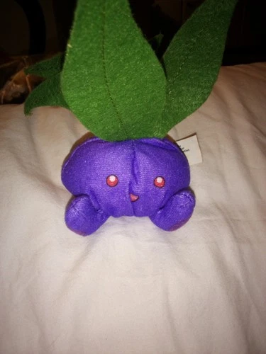 Vintage 1999 Nintendo Pokemon MINI ODDISH Plush STUFFED ANIMAL Toy Burger King