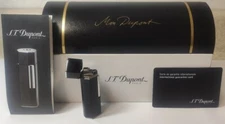 S.T. Dupont Mon Dupont Karl Lagerfeld Black Lacquer and Palladium Lighter, 02600