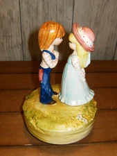 1975 SCHMID Collection Panda Prints The Last Farewell Rosalind Welcher Music Box