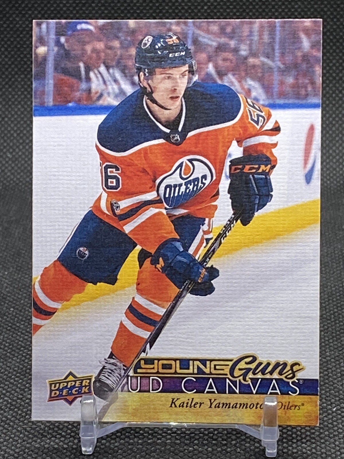 2017-18 Upper Deck UD Canvas Young Guns Kailer Yamamoto #C102 Rookie RC
