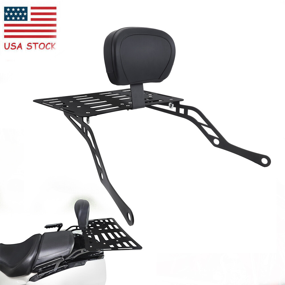 Luggage Rail Rack+Sissy Bar Backrest For Can-Am Spyder F3 F3-S F3-T 2015-2024 US-image