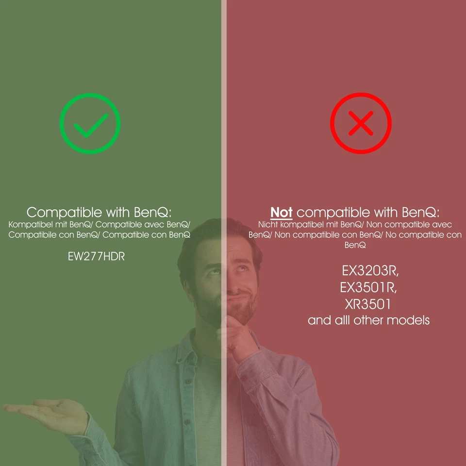 BenQ EW277HDR Monitor VESA Adapter - 75x75mm - Bild 2 von 4