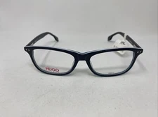 HUGO BOSS HG 0056 D51 GLOSSY BLACK 52/16/140 FLEX HINGE EYEGLASSES :Q63