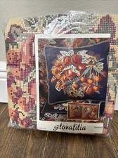 Glorafilia "Strawberry Bouquet" Needlepoint Tapestry Kit Vintage Pillow Cushion