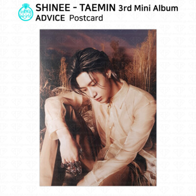 SHINee Taemin 3rd Mini Album Advice Official Postcard Folded