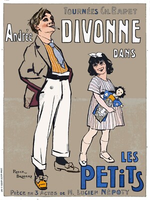 Decoration Poster.Home interior design print.Wall art.French petit theater.7055