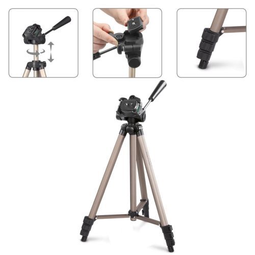 Hama (Star 75) Camera Tripod, 3D Tilt Head, 125cm, Quick Release, Level, Bag - Picture 9 of 12
