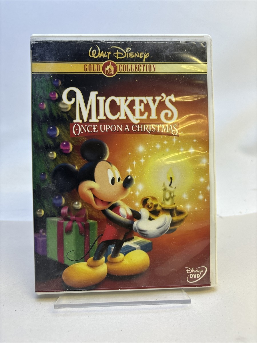 Mickey's Once Upon a Christmas DVD (1999, Walt Disney Gold
