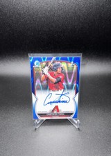 2023 Bowman Chrome 1st Cristofer Torin Blue Ray Wave Refractor Auto /150 SP RC