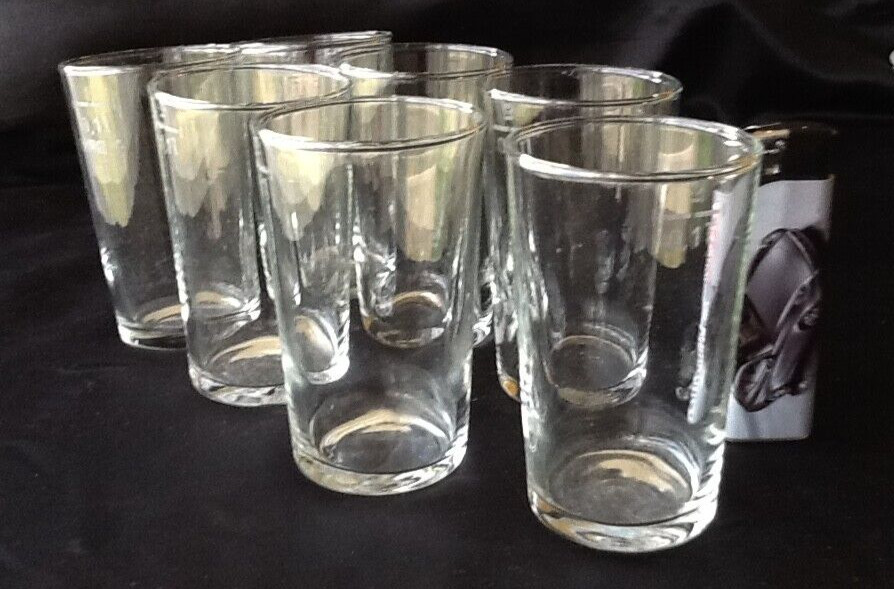7 x Vintage Weinprobierglas 0,1L geeicht klar