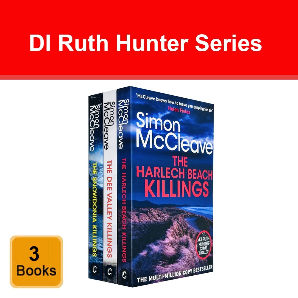 DI Ruth Hunter Series Collection 3 Books Set by Simon McCleave The Dee Valley Ki