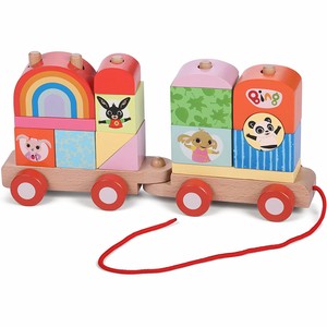 Bing Wooden Pull Along Stacking Train 