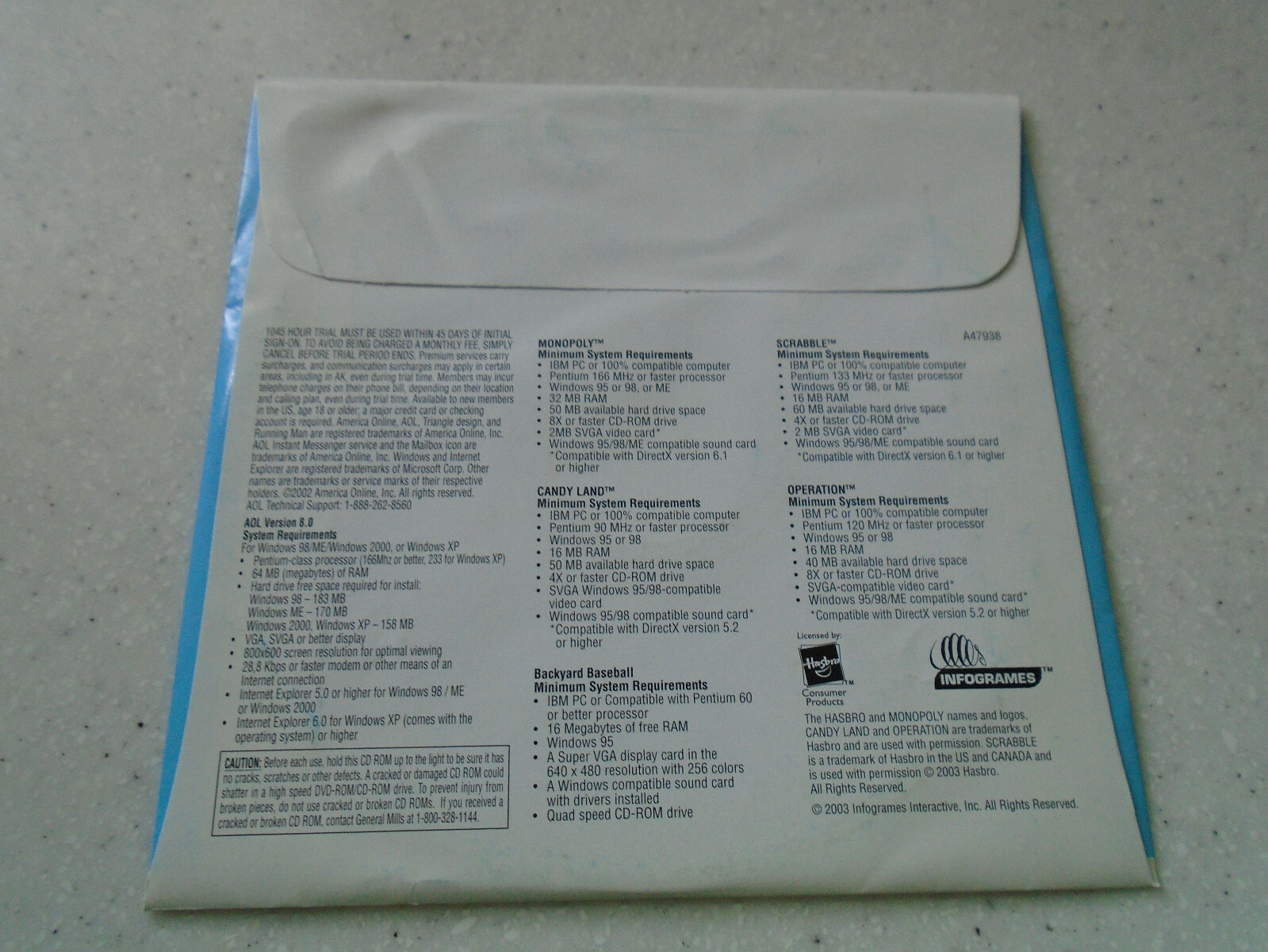 General Mills PC Games MONOPOLY Scrabble OPERATION Arcade CARMEN SANDIEGO Promo